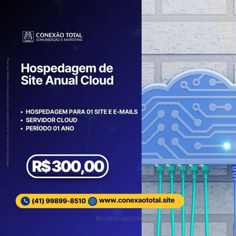 Hospedagem anual cloud