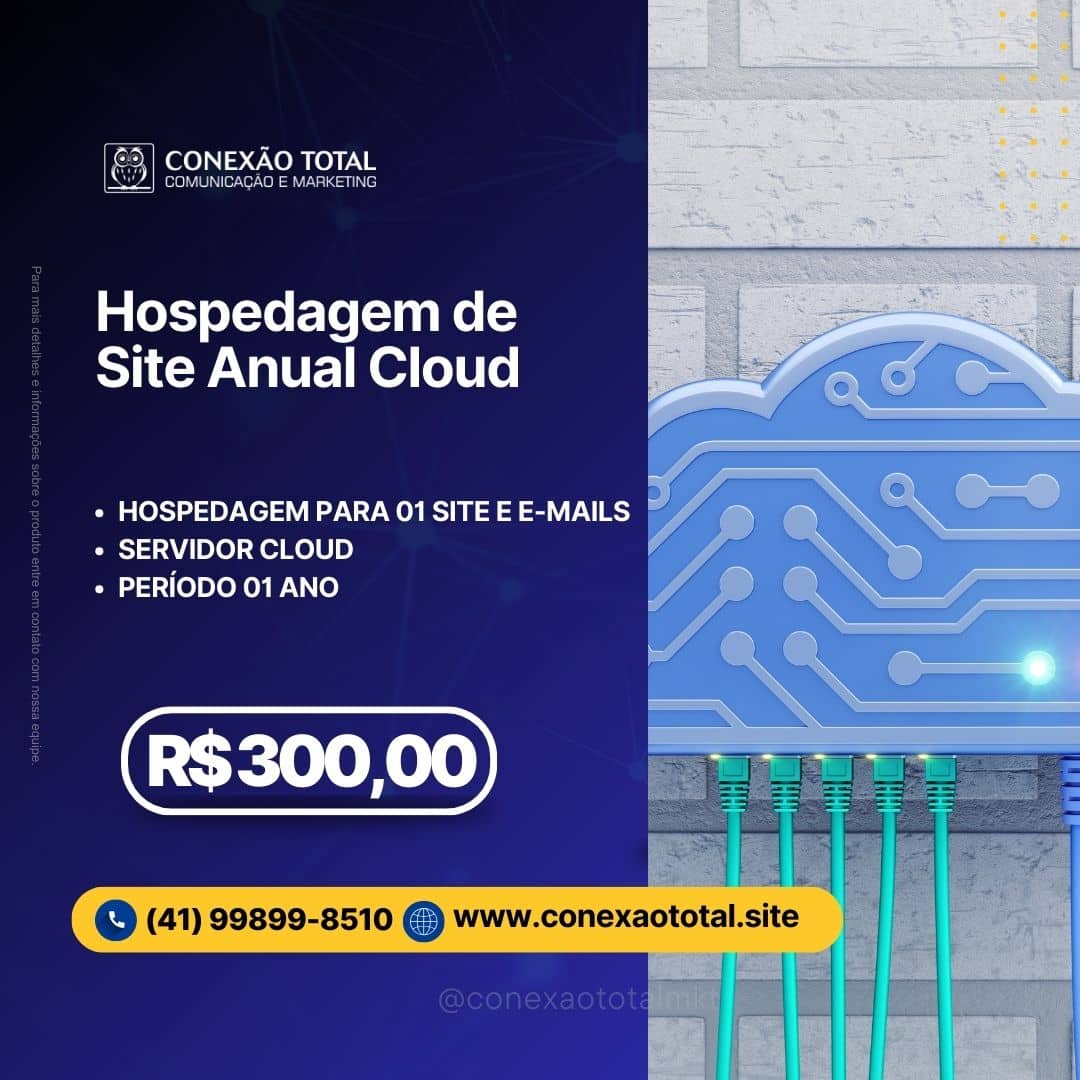 Hospedagem anual cloud