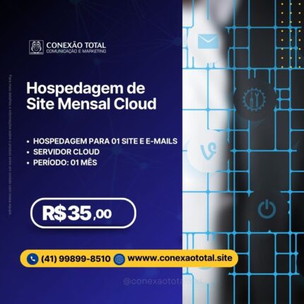Hospedagem de Site Mensal Cloud