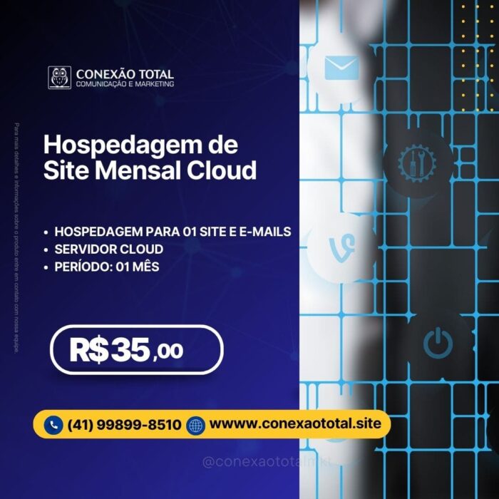 Hospedagem de Site Mensal Cloud