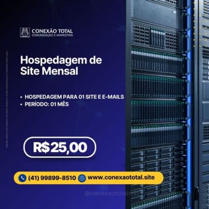 Hospedagem site mensal