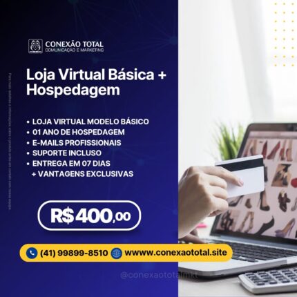 Loja Virtual Básica com Hospedagem