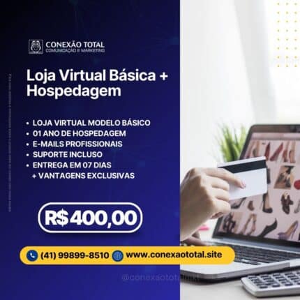Loja virtual básica com hospedagem