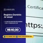 Registro Domínio .br anual