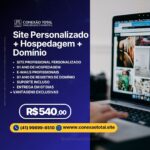 Site Personalizado ou Landing Page com Hospedagem e Domínio