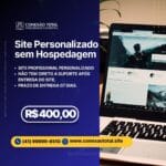 Site personalizado sem hospedagem
