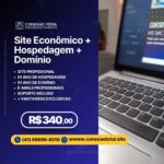 Site ou Landing Page - Plano Econômico + Hospedagem + Domínio