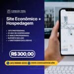 Site econômico com hospedagem