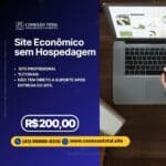 Site econômico sem hospedagem