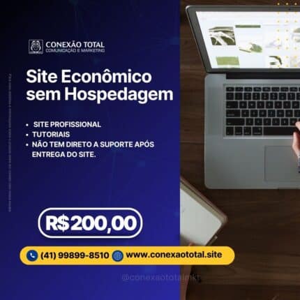 Site econômico sem hospedagem