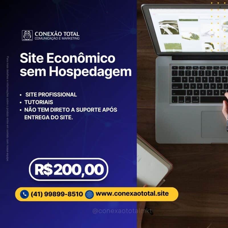 Site econômico sem hospedagem