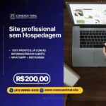 Site profissional sem Hospedagem