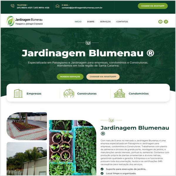 Jardinagem Blumenau