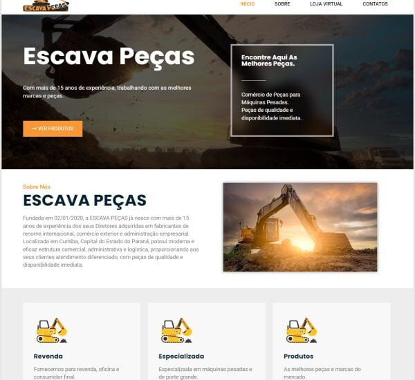 Escava Peças