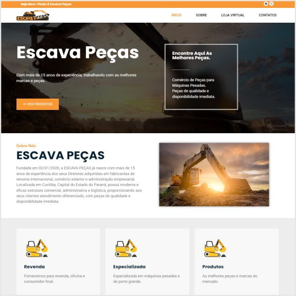 Escava Peças