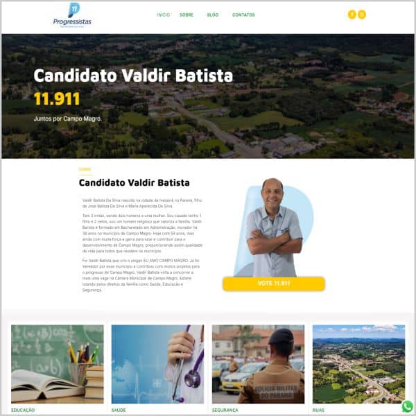 Valdir Batista - Candidato
