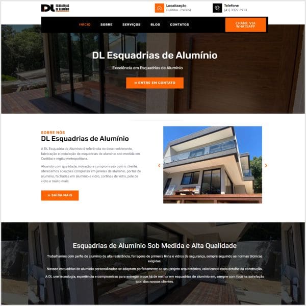 Esquadrias de Alumínio em Curitiba